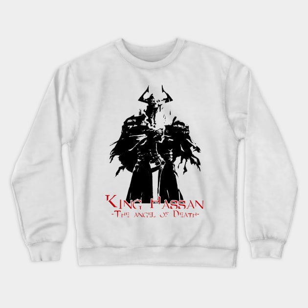 King Hassan - Azrael Crewneck Sweatshirt by xEmiya